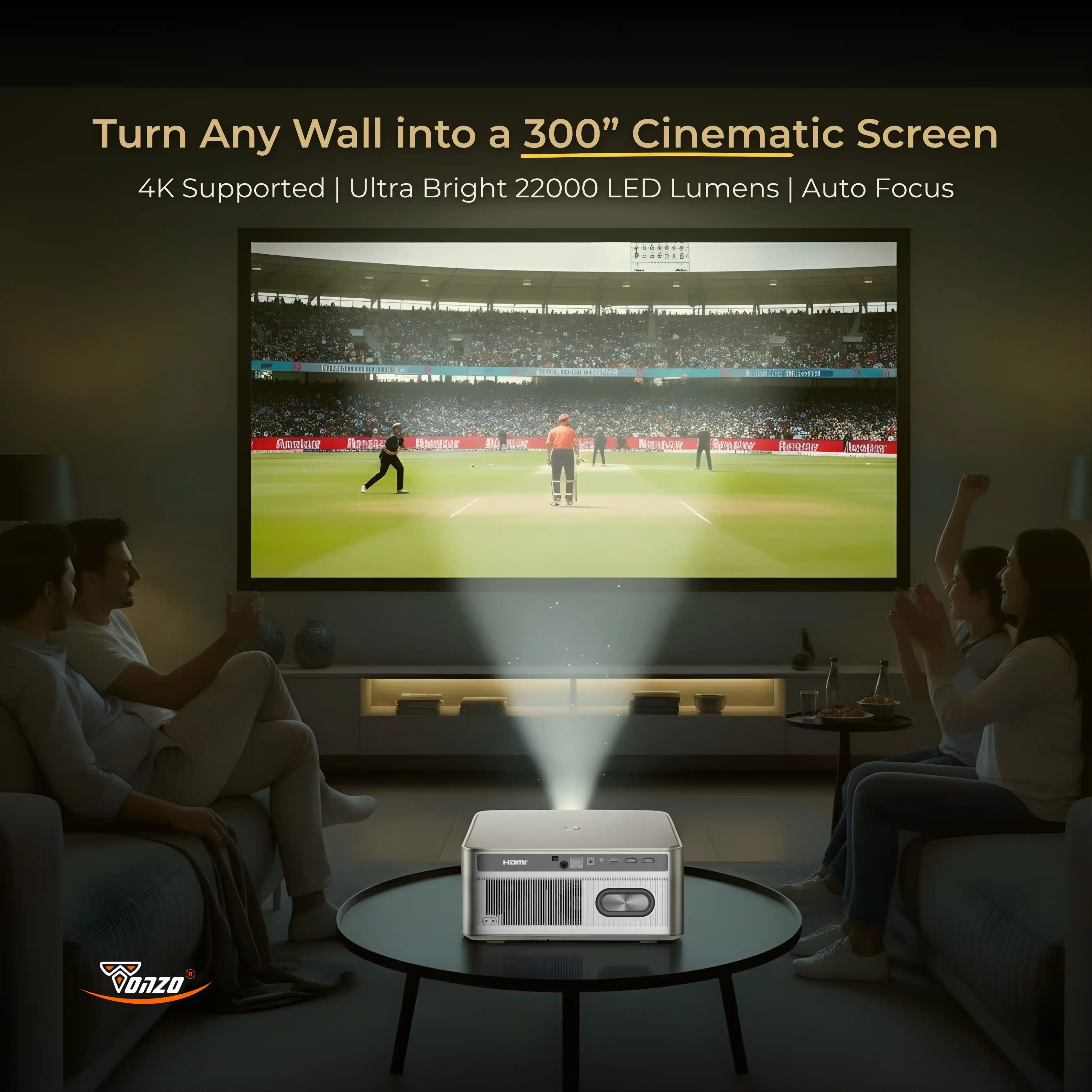 Max Vision 27 Smart LED Projector