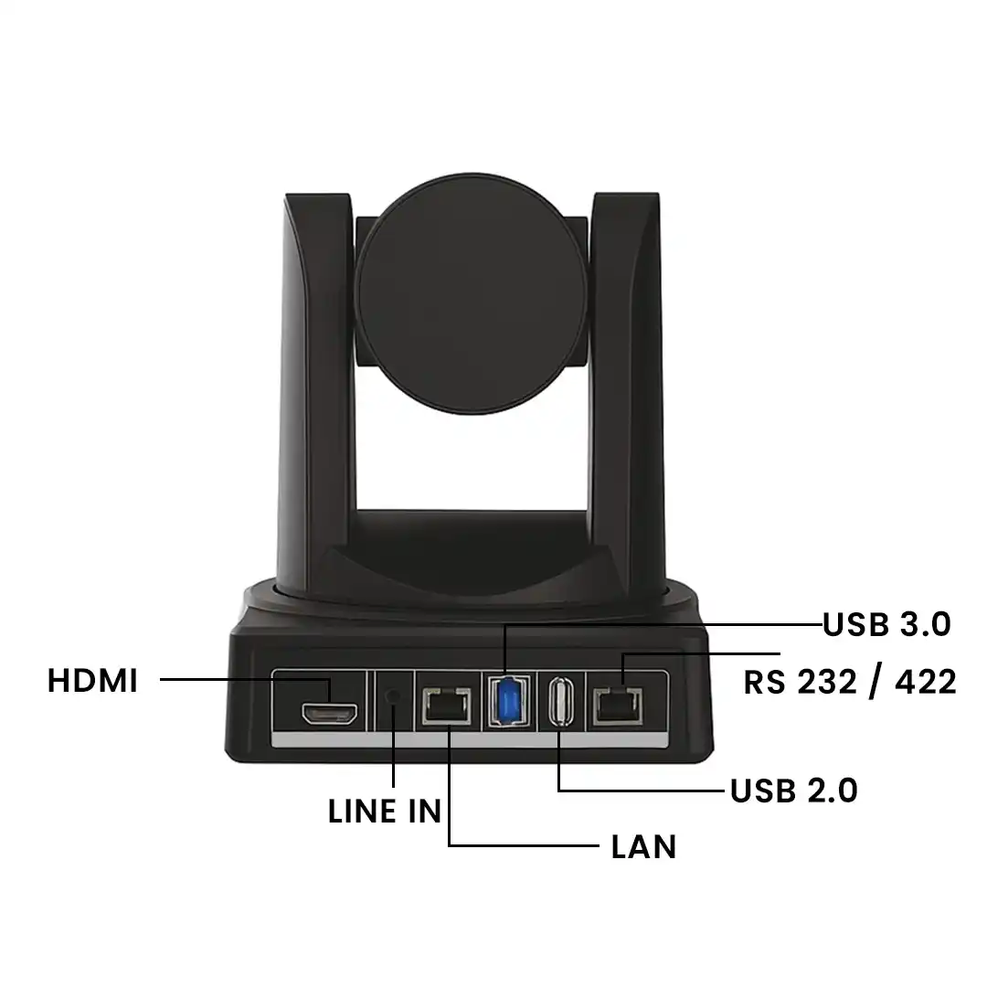 Tonzo PTZ 430X 4K Digital Webcam Full HD 1080P Auto Focus USB Camera with Pan Tilt Zoom Plug