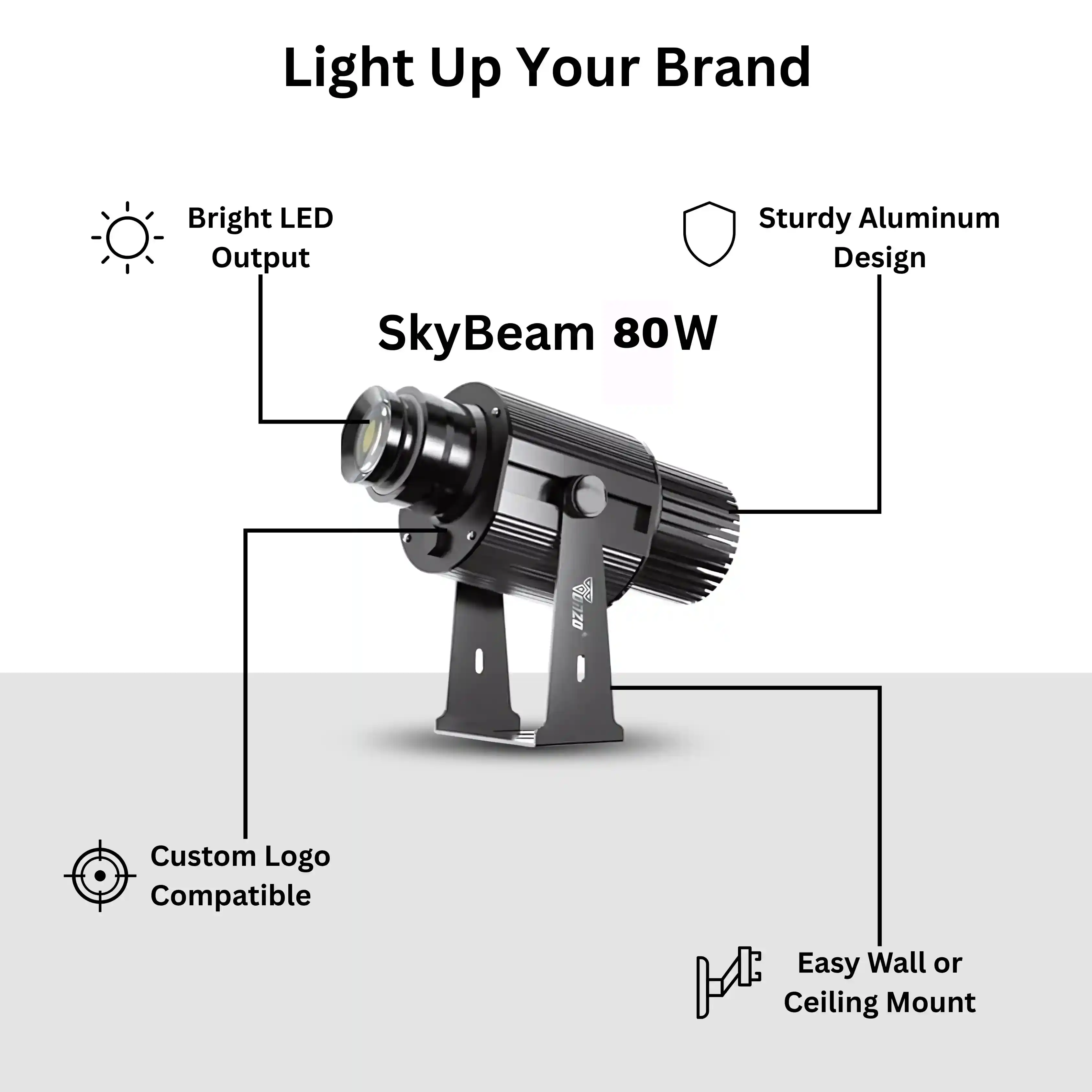 Logo Projector Skybeam 80W