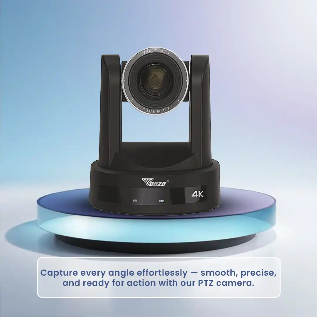 Tonzo PTZ 430X 4K Digital Webcam Full HD 1080P Auto Focus USB Camera with Pan Tilt Zoom Plug