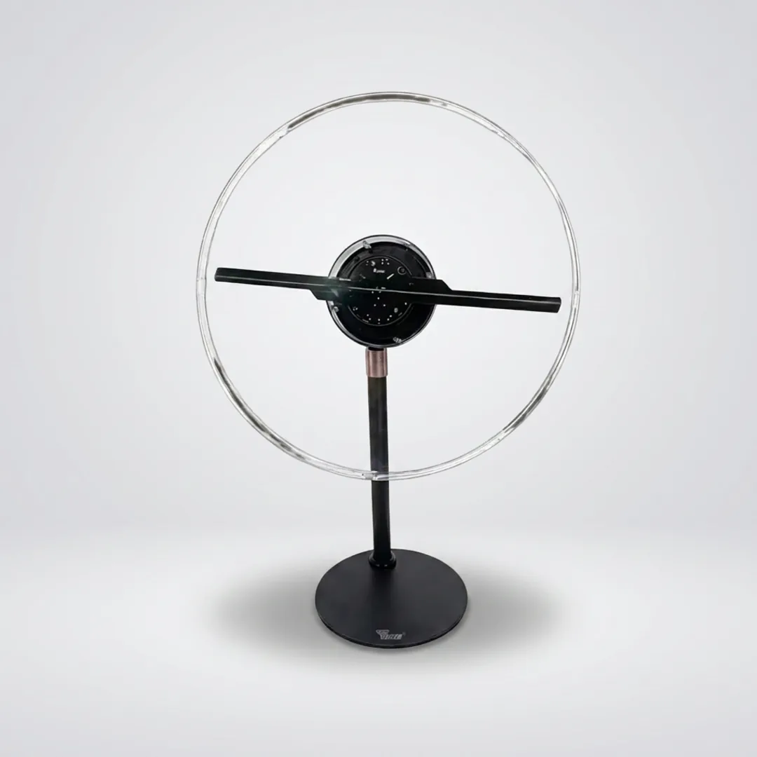 32CM 3D Hologram Fan Display | Tabletop with Acrylic Cover With Remote