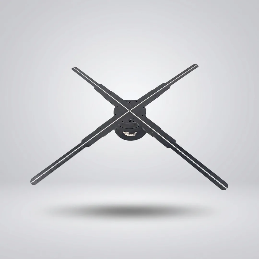 50CM 3D Hologram Fan Display | Wi-Fi, Bluetooth | App & Remote Control