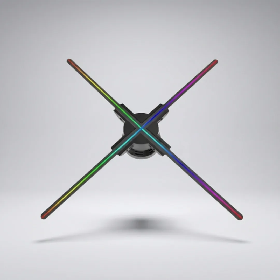 56CM 3D Hologram Fan Display | Wi-Fi, Bluetooth | App & Remote Control