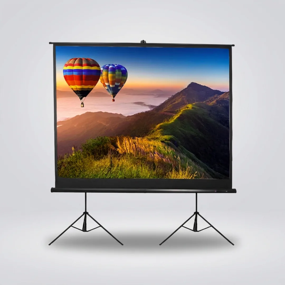 150 Inches Tripod Projector Screen 4:3 Ratio 8ft (H) x 10ft (W)